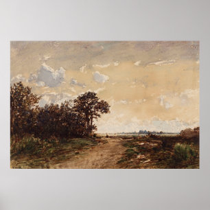 La Forêt de Fontainebleau Aux Environs de Barbizon Poster