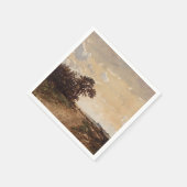 La Forêt de Fontainebleau Aux Environs de Barbizon Serviette (Ecke)