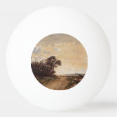 La Forêt de Fontainebleau Aux Environs de Barbizon Tischtennisball (Rückseite)