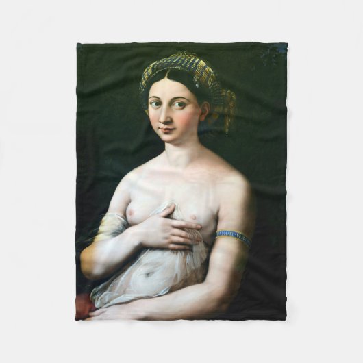 La Fornarina, Raphael Fleecedecke (Vorderseite)