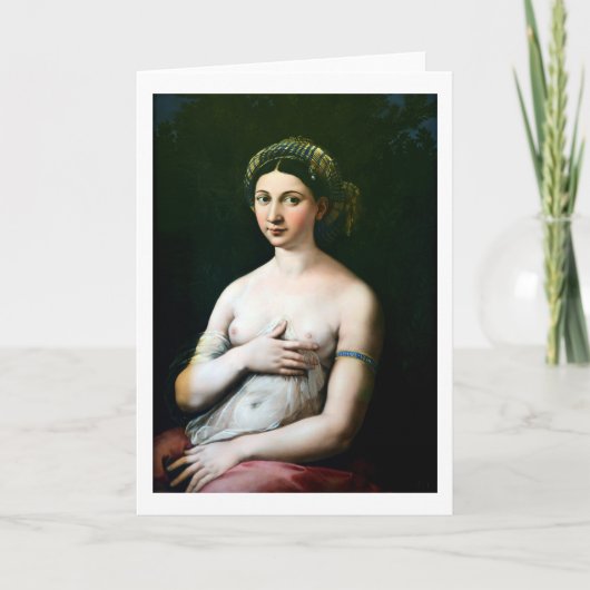 La Fornarina, Raphael Karte (Vorderseite)