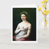 La Fornarina, Raphael Karte (Gelbe Blume)