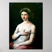 La Fornarina, Raphael Poster (Vorne)