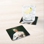 La Fornarina, Raphael Rechteckiger Pappuntersetzer (Vor Ort)