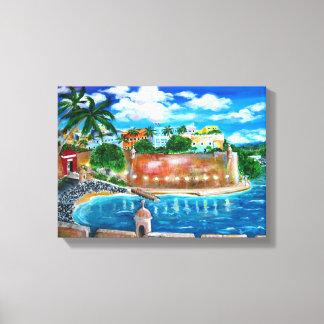 La Fortaleza, San Juan, Puerto Rico Canvas Print Leinwanddruck