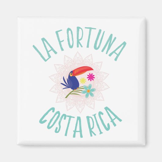 La Fortuna Costa Rica Toucan Souvenir Magnet (Vorne)