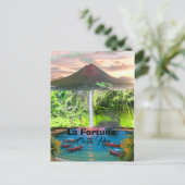 La Fortuna Reise Postkarten Kunst, La Fortuna Cost (Stehend Vorderseite)