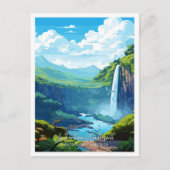 La Fortuna Wasserfall San Carlos Costa Rica Postkarte (Vorderseite)