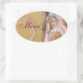 La FRAGE c'est voulez vous Danke Stickers (Tasche)