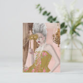 La FRAGE c'est voulez vous Postkarte (Stehend Vorderseite)