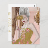 La FRAGE c'est voulez vous Postkarte (Vorne/Hinten)