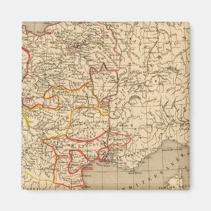 La France 1223 a 1270 Magnet