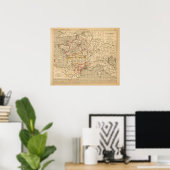 La France 1223 a 1270 Poster (Heimbüro)