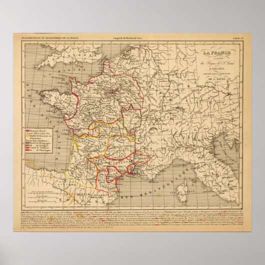 La France 1223 a 1270 Poster (Vorne)