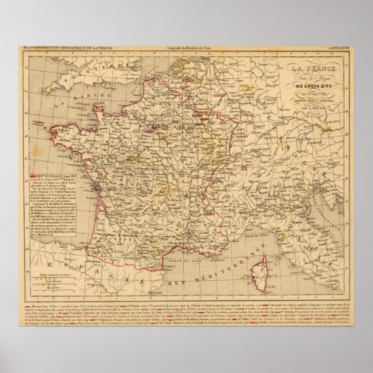 La France 1774 a 1793 Poster (Vorne)