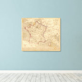 La France 1814 a 1840 Leinwanddruck (Insitu (Holzboden))