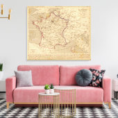 La France 1814 a 1840 Leinwanddruck (Insitu (Wohnzimmer))