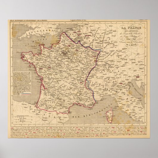 La France 1814 a 1840 Poster (Vorne)