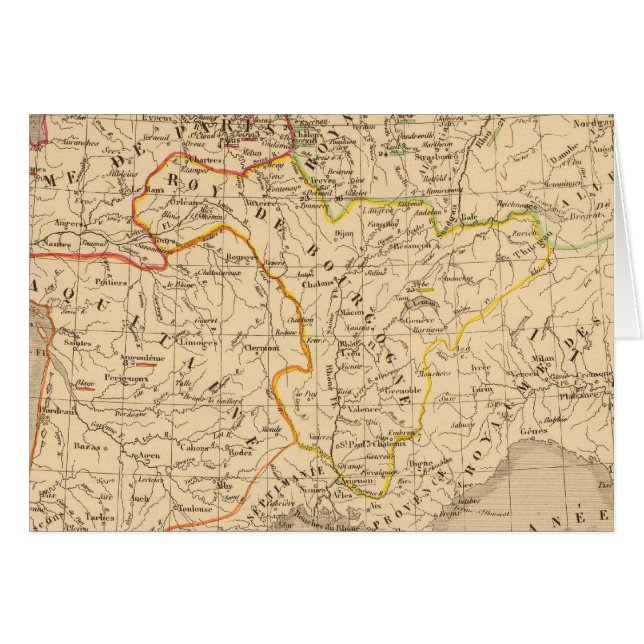 La France apres la mort de Clothaire 1er (Vorderseite (Horizontal))