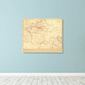 La France apres la mort de Clothaire 1er Leinwanddruck (Insitu (Holzboden))