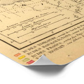 La France apres l'invasion des Barbares Poster (Ecke)