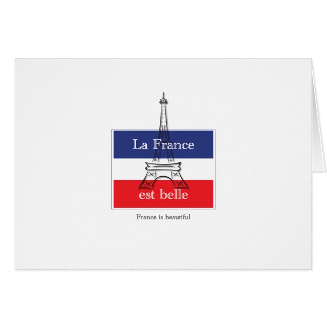 La France est Belle (Vorderseite (Horizontal))