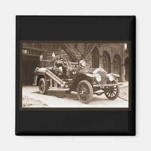 La France Feuerwehrfahrzeug 1924 Magnet