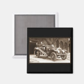 La France Fire Truck 1924 Magnet (Vorderseite/Rückseite)