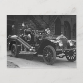 La France Fire Truck 1924 Postkarte