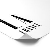 La France - minimalistic typography poster (Ecke)