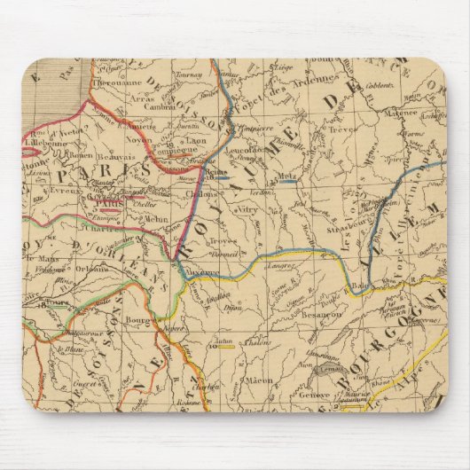 La France sous les enfans de Clovis Mousepad (Vorne)