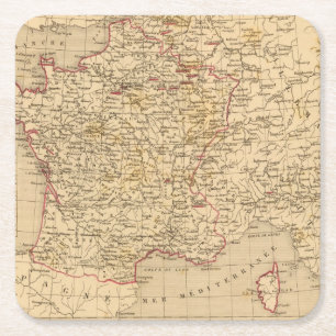 La Frankreich 1774 1793 Rechteckiger Pappuntersetzer