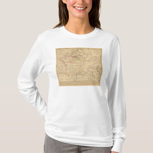 La-Frankreich apres La mort de Clothaire 1er T-Shirt (Vorderseite)