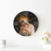 La Frileuse von William-Adolphe Bouguereau Große Wanduhr (Zuhause)