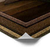 La Frileuse von William-Adolphe Bouguereau Poster (Ecke)