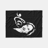 La Funny Kamala Harris Fleecedecke (Vorderseite (Horizontal))
