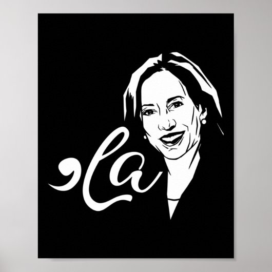 La Funny Kamala Harris Poster (Vorne)