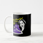 La Funny Kamala Harris Vintag Sneakers 2 Kaffeetasse (Links)
