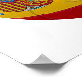 La Furia Roja - Spanien Fußball Poster (Ecke)