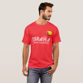 La Furia Roja - Spanien-Fußball T-Shirt (Vorne ganz)