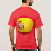 La Furia Roja - Spanien-Fußball T-Shirt (Rückseite)