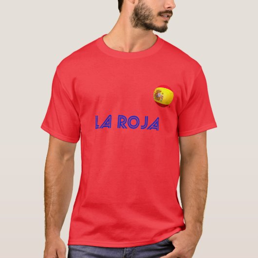 La Furia Roja - Spanien-Fußball T-Shirt (Vorderseite)