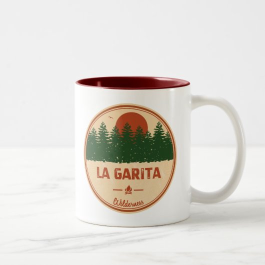 La Garita Wilderness Colorado Zweifarbige Tasse (Rechts)