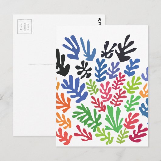 La Gerbe von Matisse Postkarte (Vorne/Hinten)