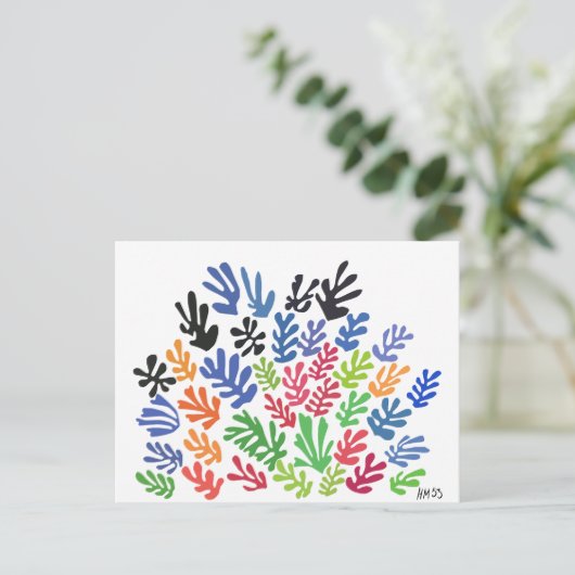La Gerbe von Matisse Postkarte (Stehend Vorderseite)