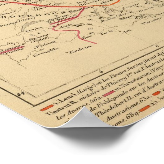 La Germanie 511 a 741 Poster (Ecke)