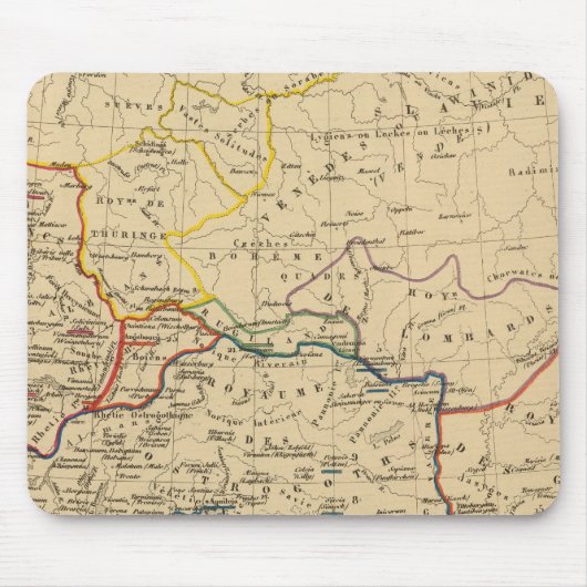 La Germanie a la fin du 5e siecle Mousepad (Vorne)