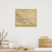 La Germanie a la fin du 5e siecle Poster (Küche)