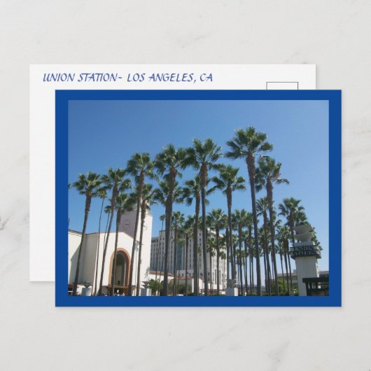 LA GEWERKSCHAFT STATION Postcard Postkarte (Vorne/Hinten)