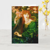 La Ghirlandata Cards von Dante Gabriel Rossetti Karte (Gelbe Blume)